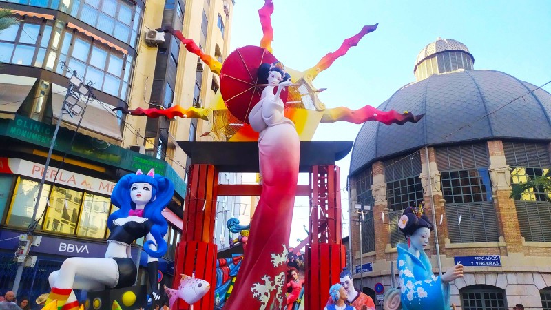 Hoguera Mercado Central