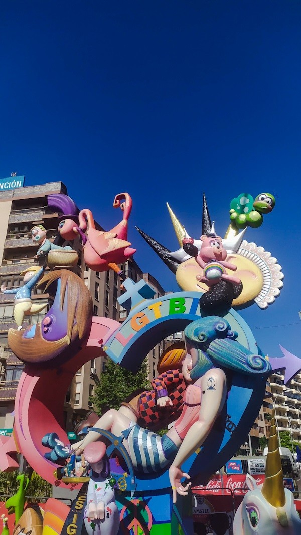 Hoguera Plaza Galicia